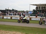 2016 Goodwood Festival Of Speed Keanu Reeves riding The American hand made motorcycle