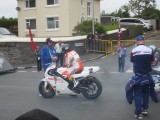 Bruce Anstey on the Padgetts Yamaha YZR500 Classic TT Isle of man